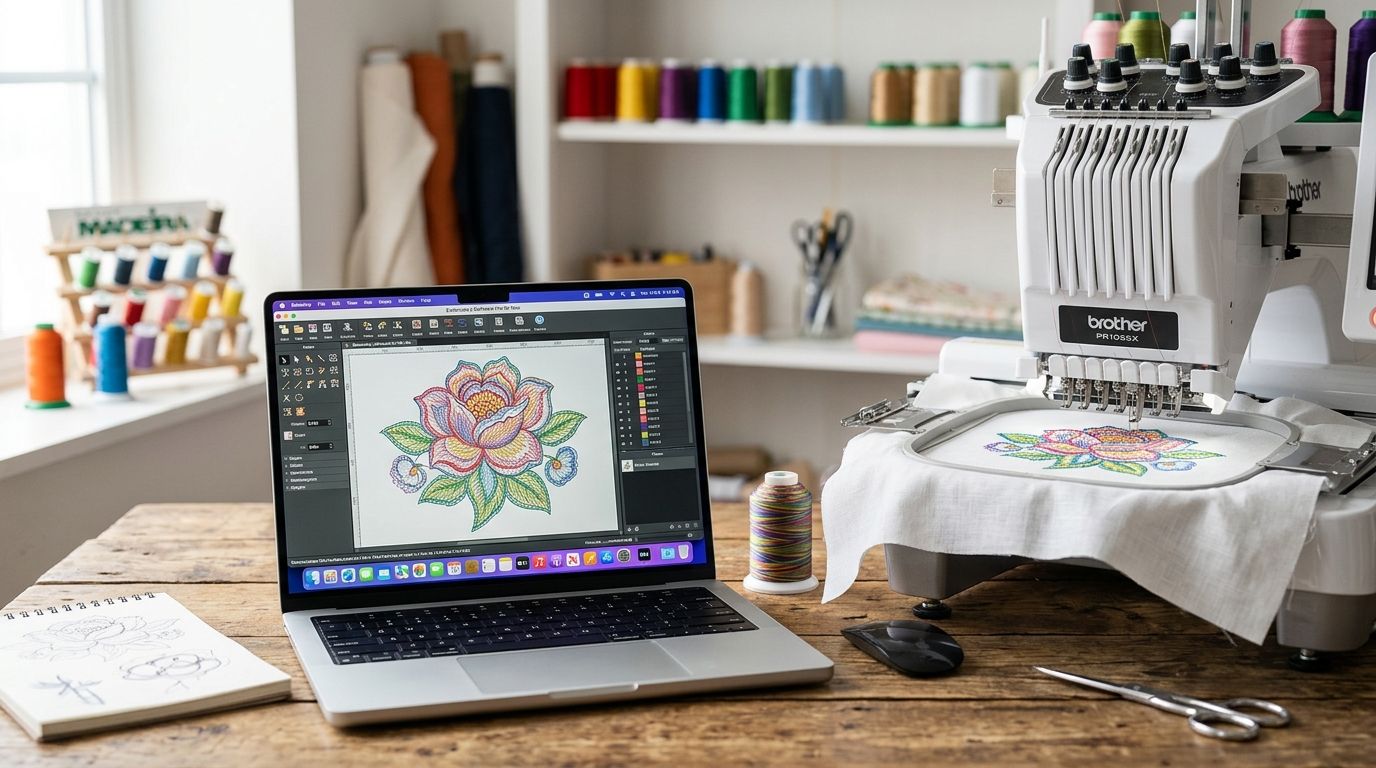 Best embroidery digitizing software for Mac in 2026