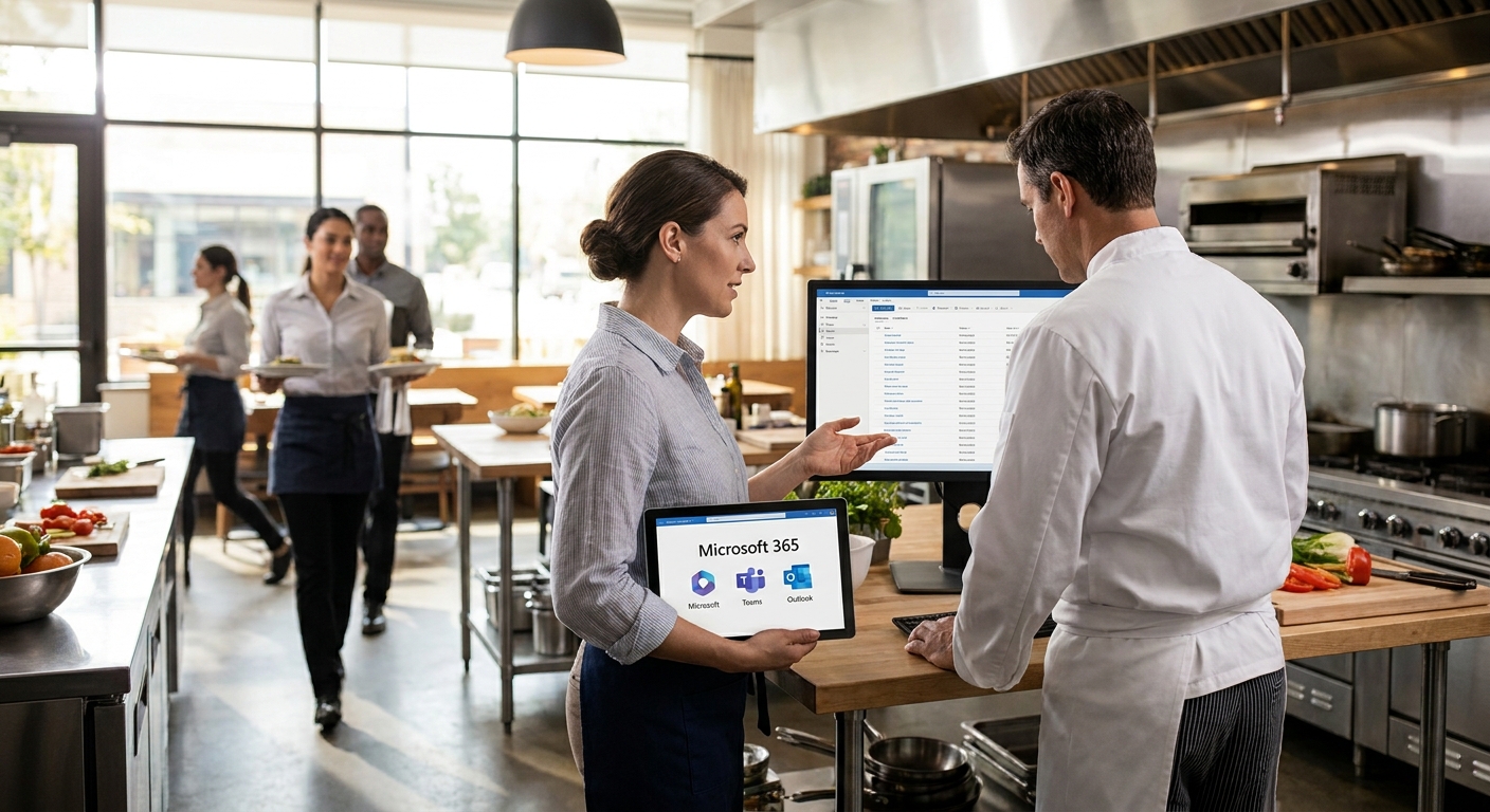 Microsoft 365 for restaurant and hospitality groups