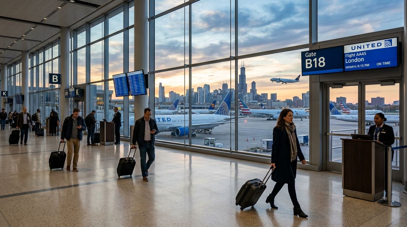 Best airlines for on-time flights from Chicago O'Hare in 2026