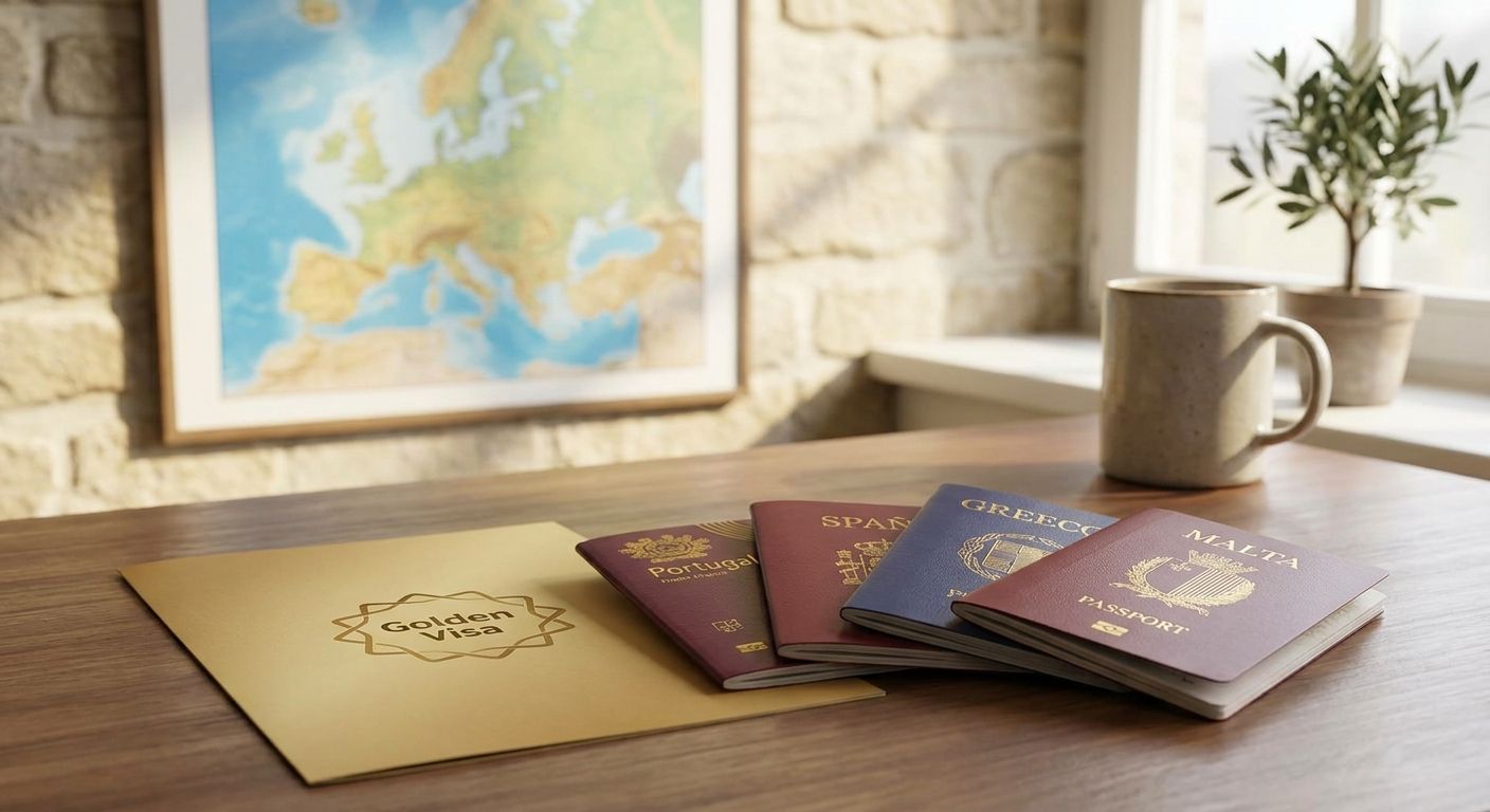 Melhores países europeus para golden visa comparados 2026