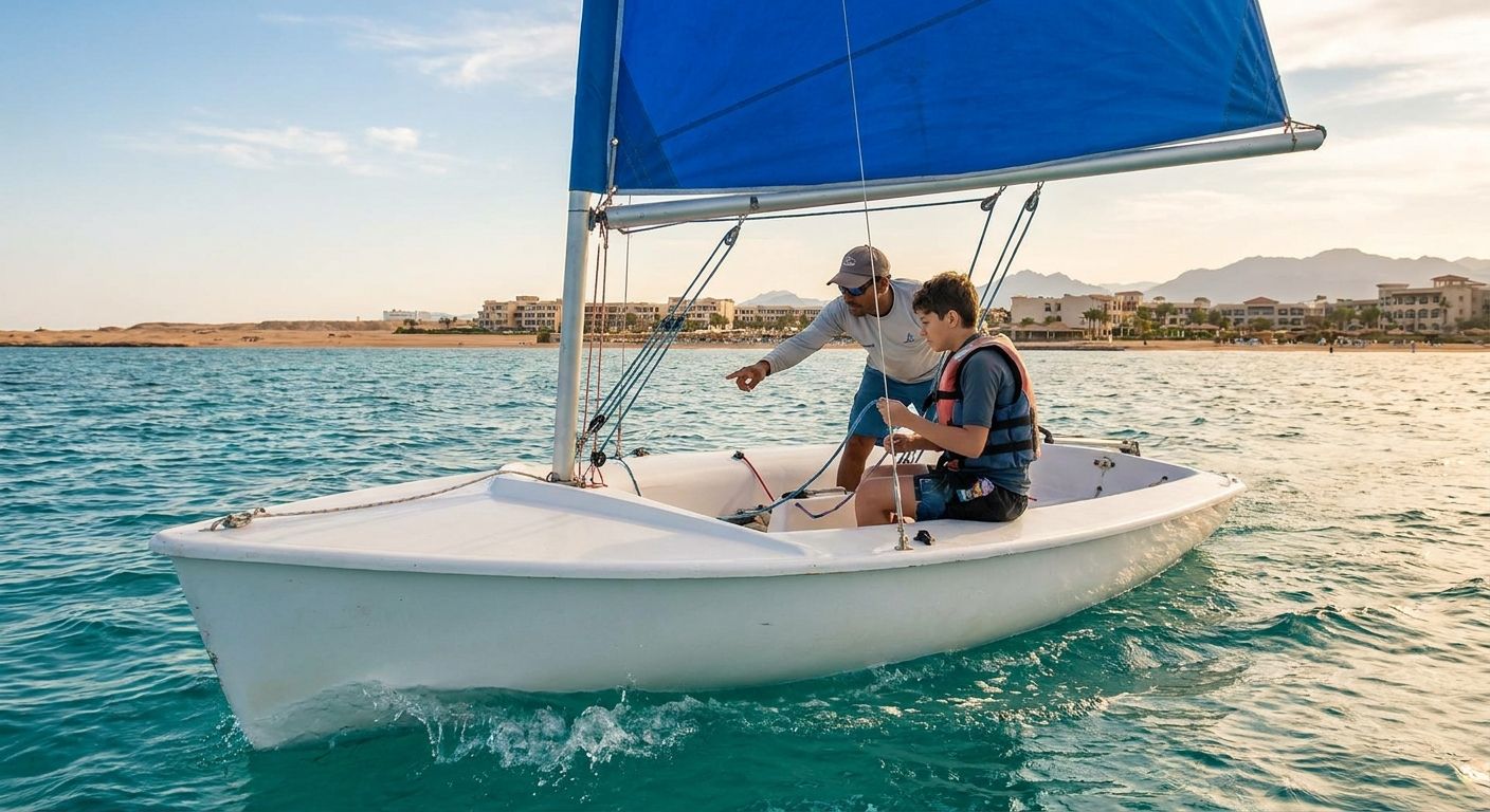 Sailing lessons for beginners in Hurghada
