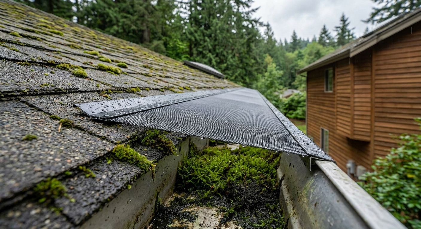 Best gutter guards for moss and algae-prone BC roofs