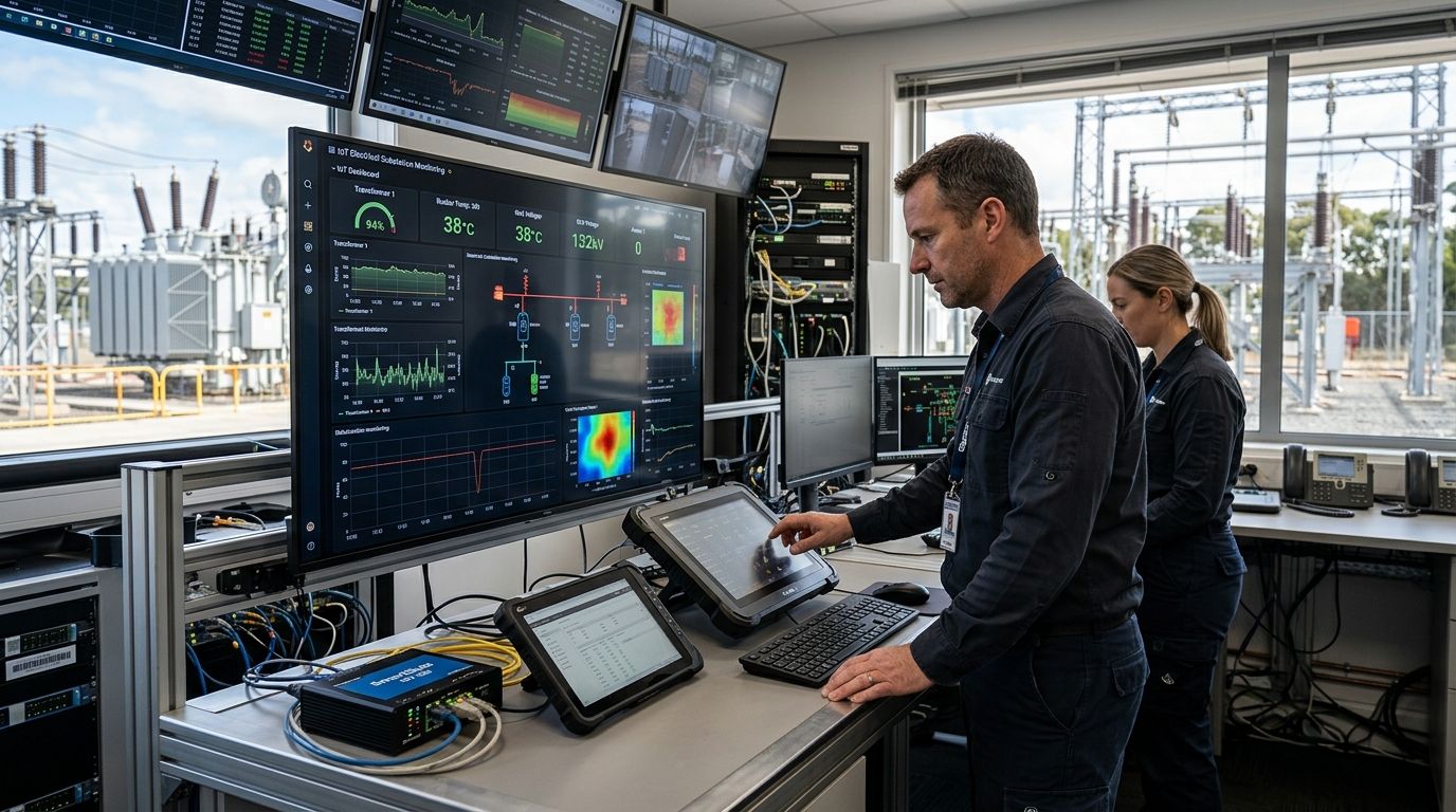 Best IoT platform for electrical substation monitoring