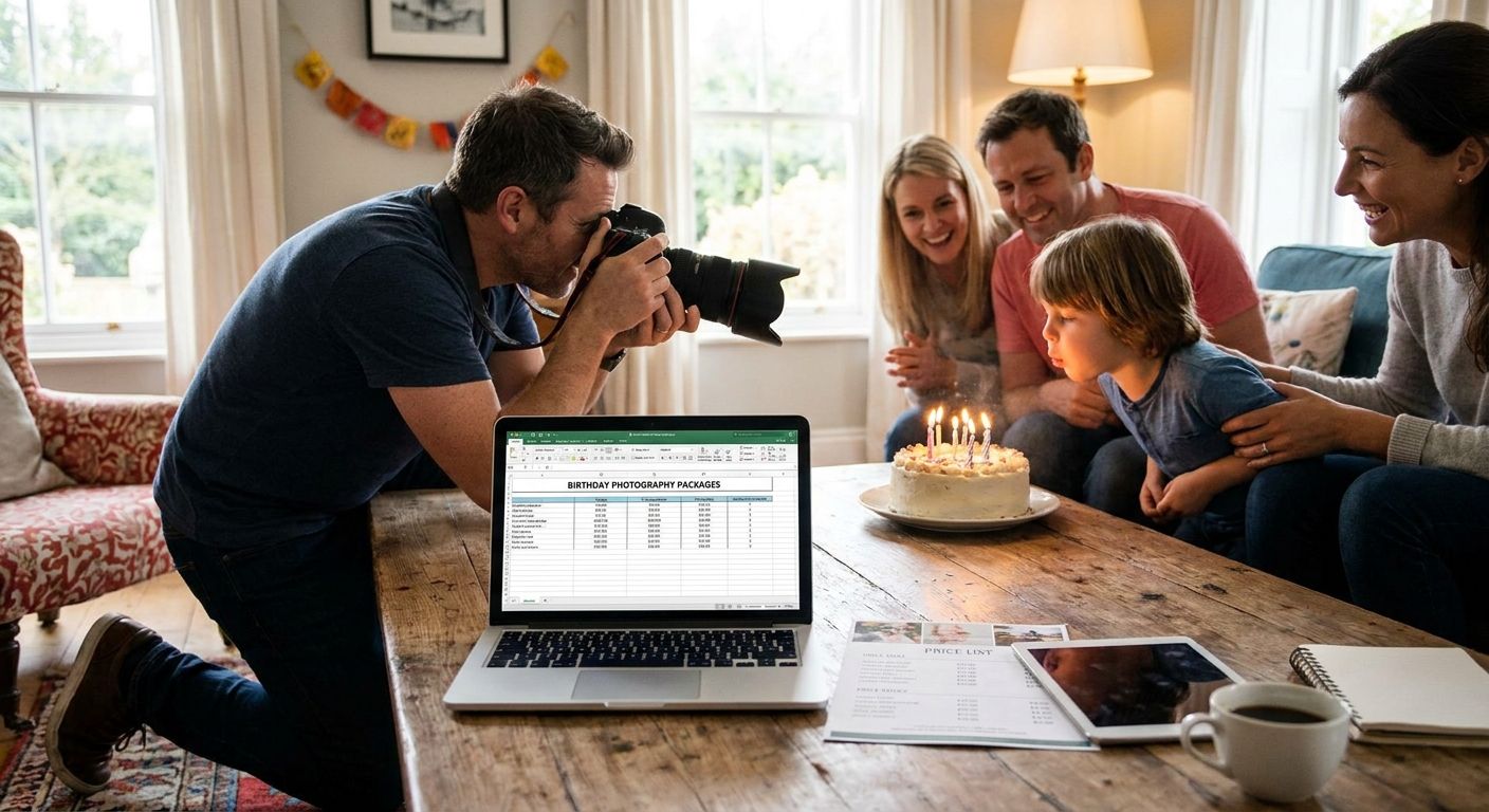 Pricing Photo Packages for Birthday Parties (2026 Guide)