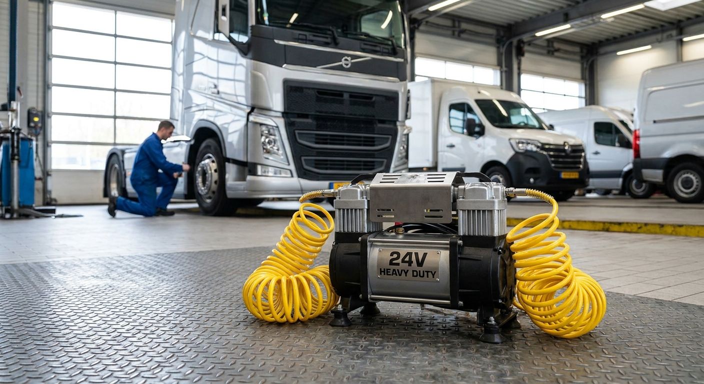 Best 24V air compressor for commercial fleet vehicles