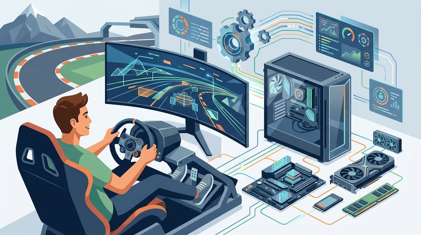 Sim racing PC builds for enthusiasts: complete 2026 guide