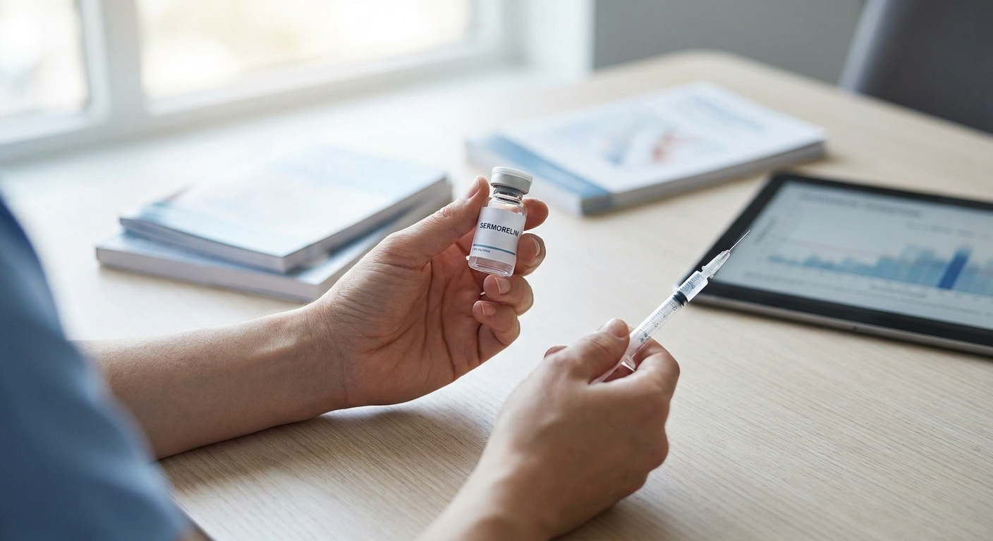 Sermorelin injections for adult growth hormone deficiency