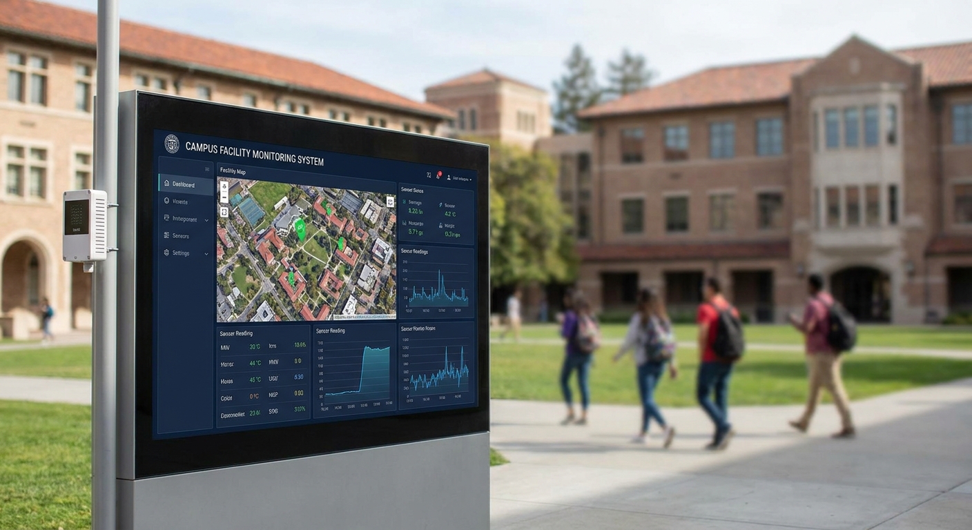 Facility monitoring system for university campuses