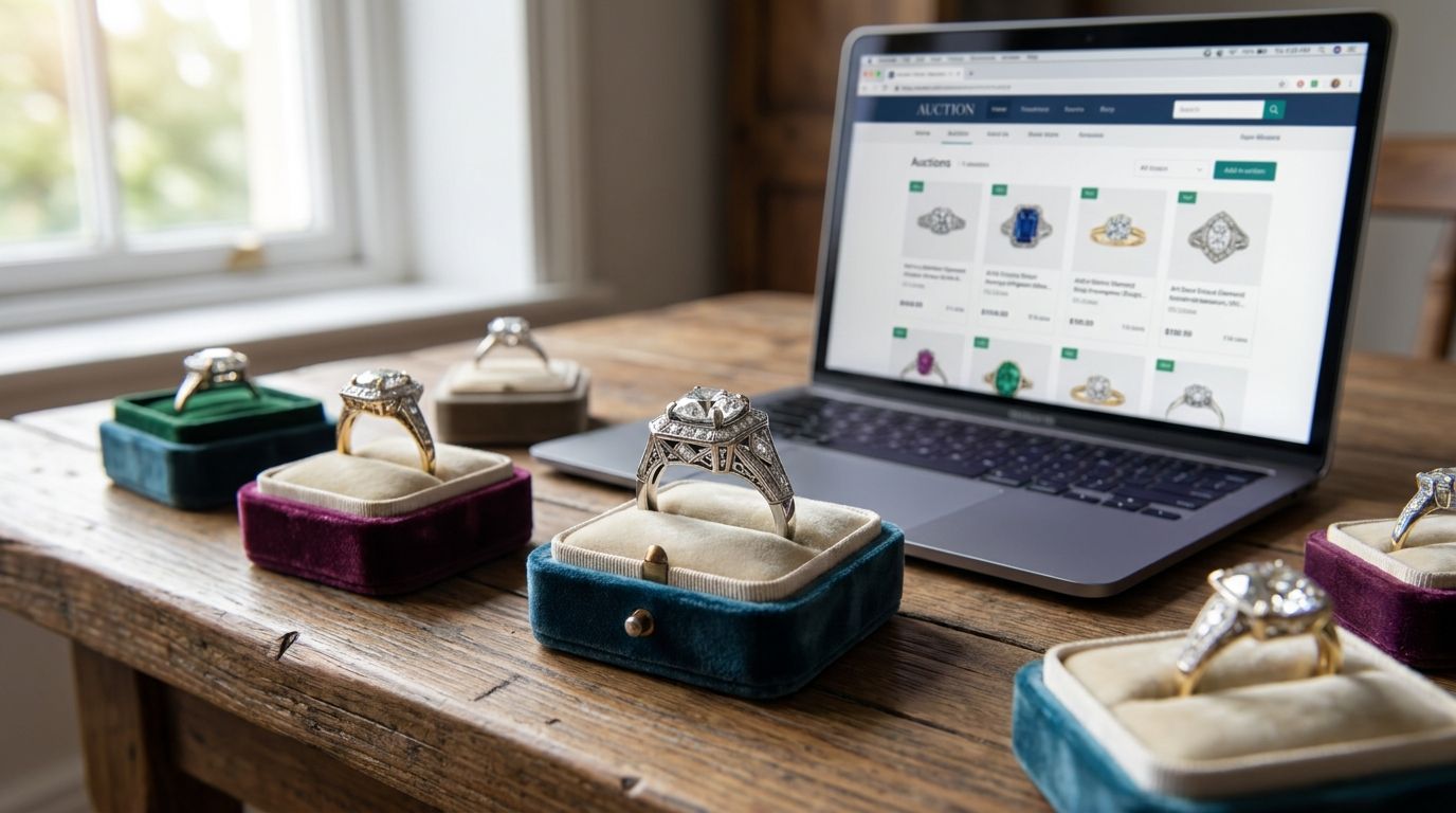 Best online auctions for vintage engagement rings