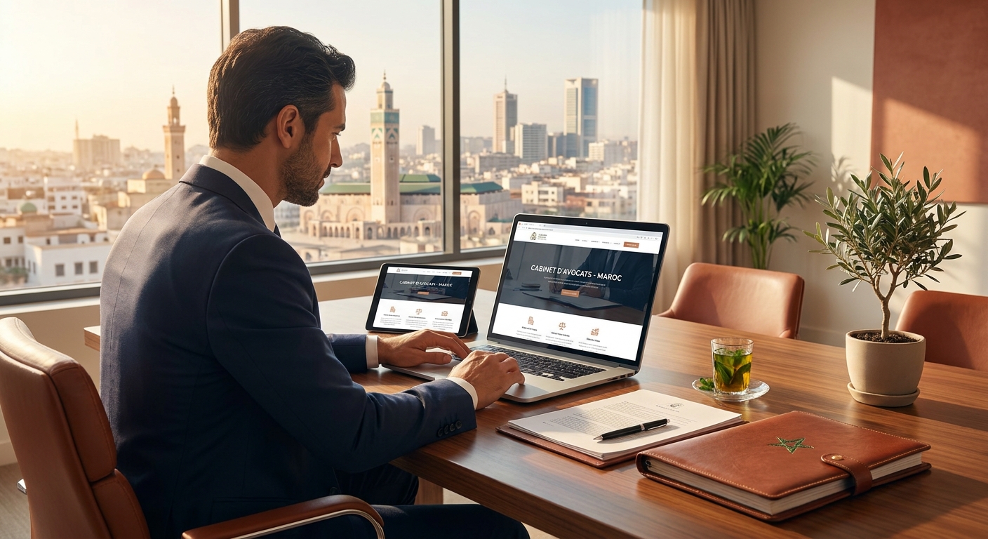 Création de site internet pour cabinets d'avocats au Maroc