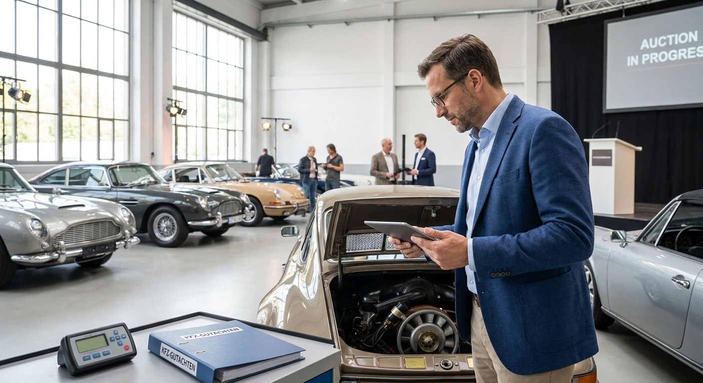 Kfz-Gutachten für Kfz-Auktionen: Fahrzeugbewertung vor dem Verkauf