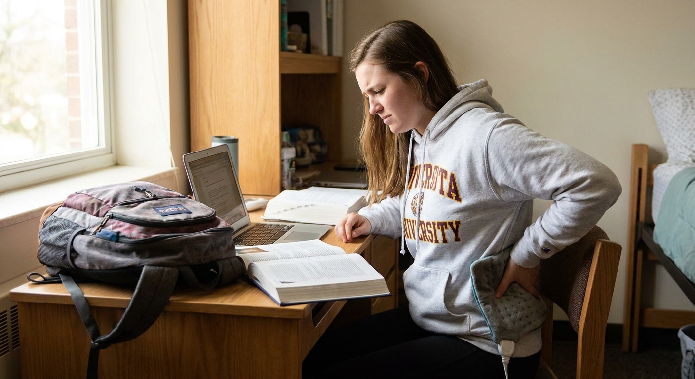 Pain management for college students with back pain