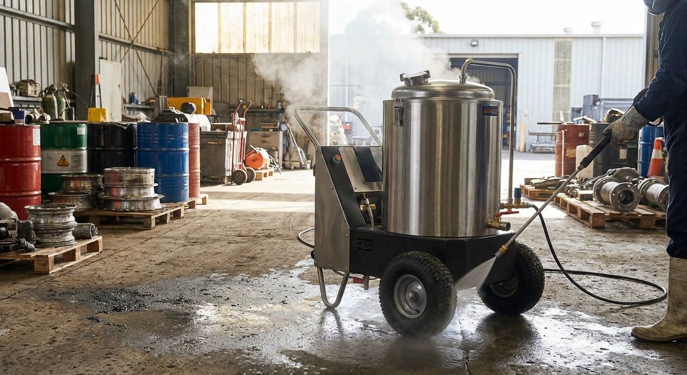 Best hot water pressure washers for industrial degreasing in 2026