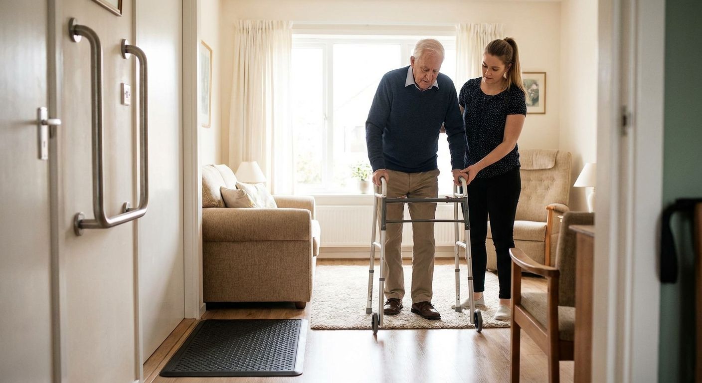 How to prevent falls at home for aging parents