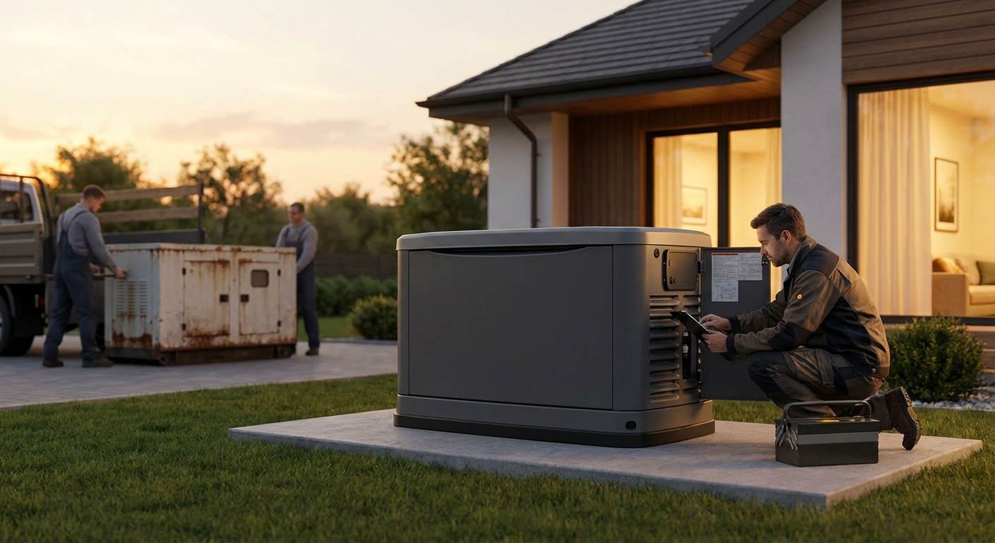 Best generator upgrade options when replacing an old standby unit