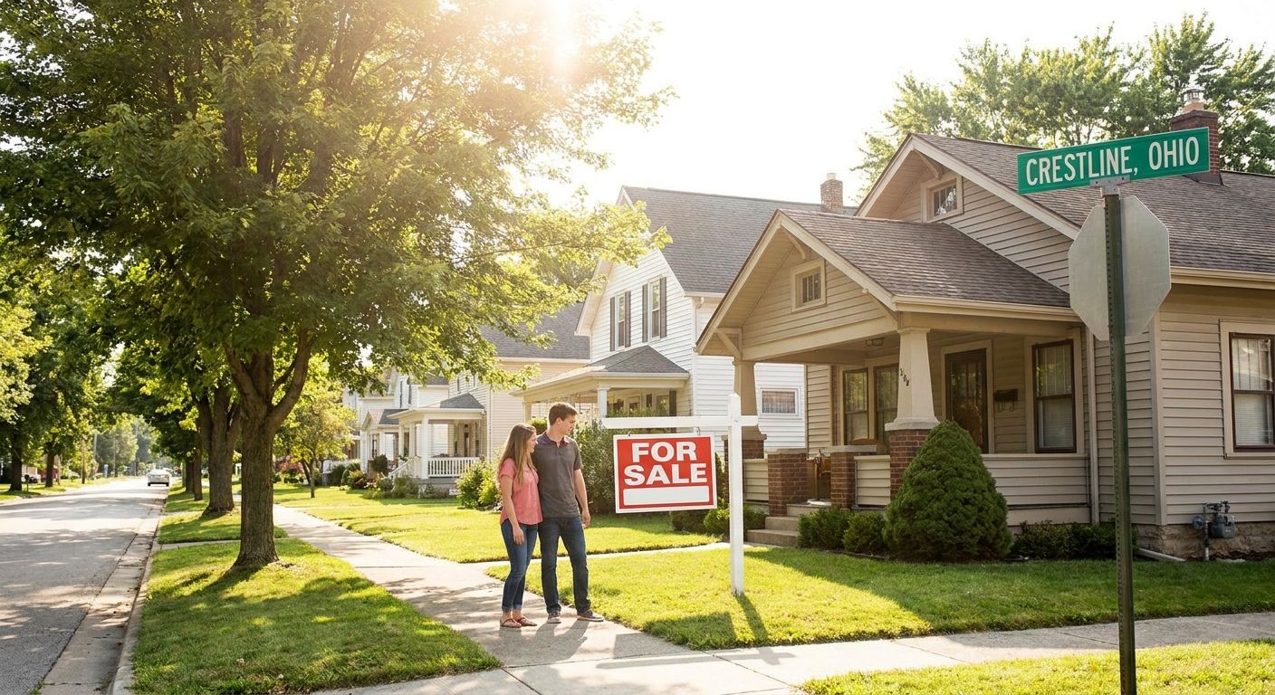 Homes for sale in Crestline, Ohio for first-time buyers