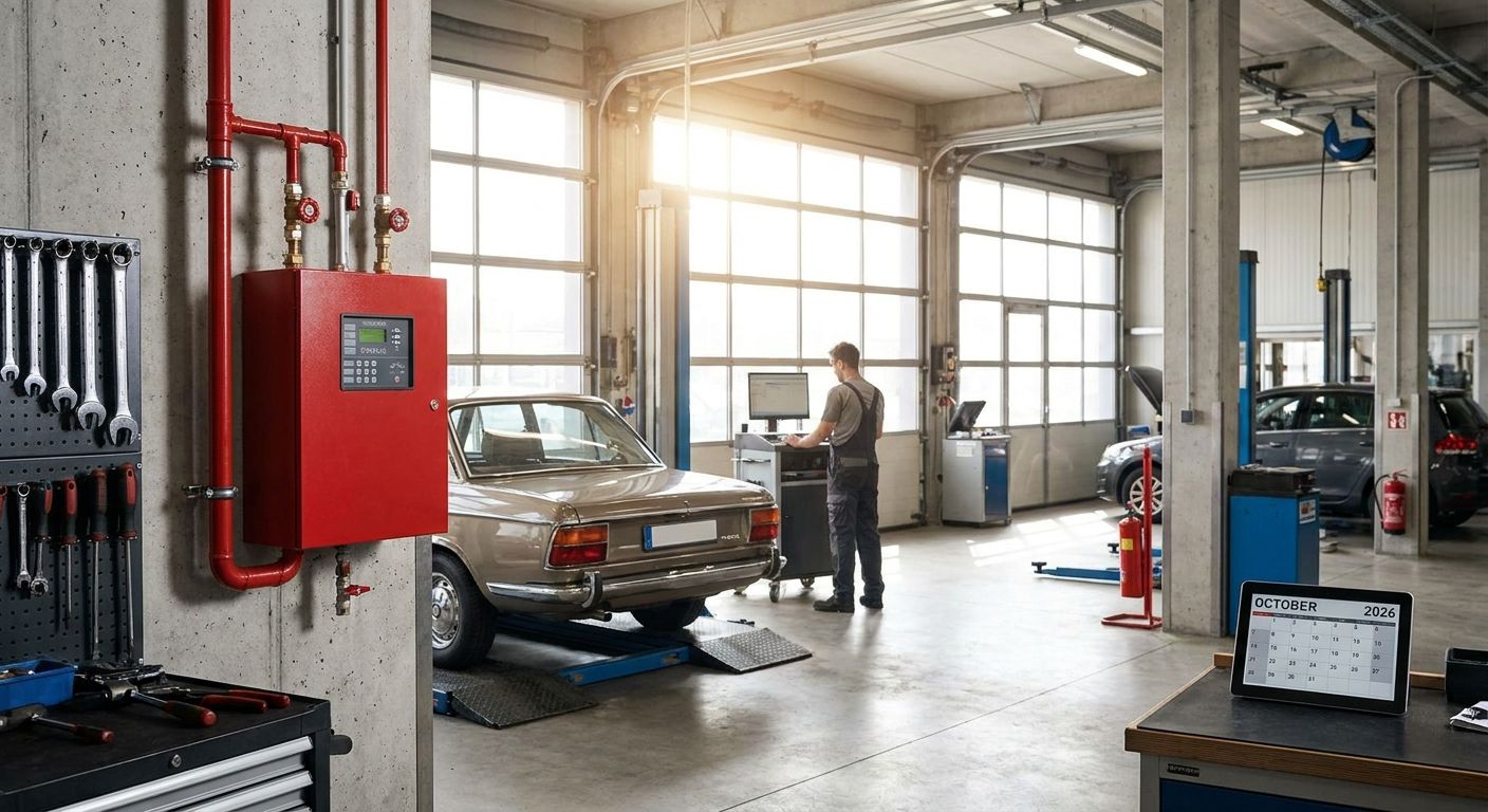 Best fire suppression systems for auto shops and garages 2026
