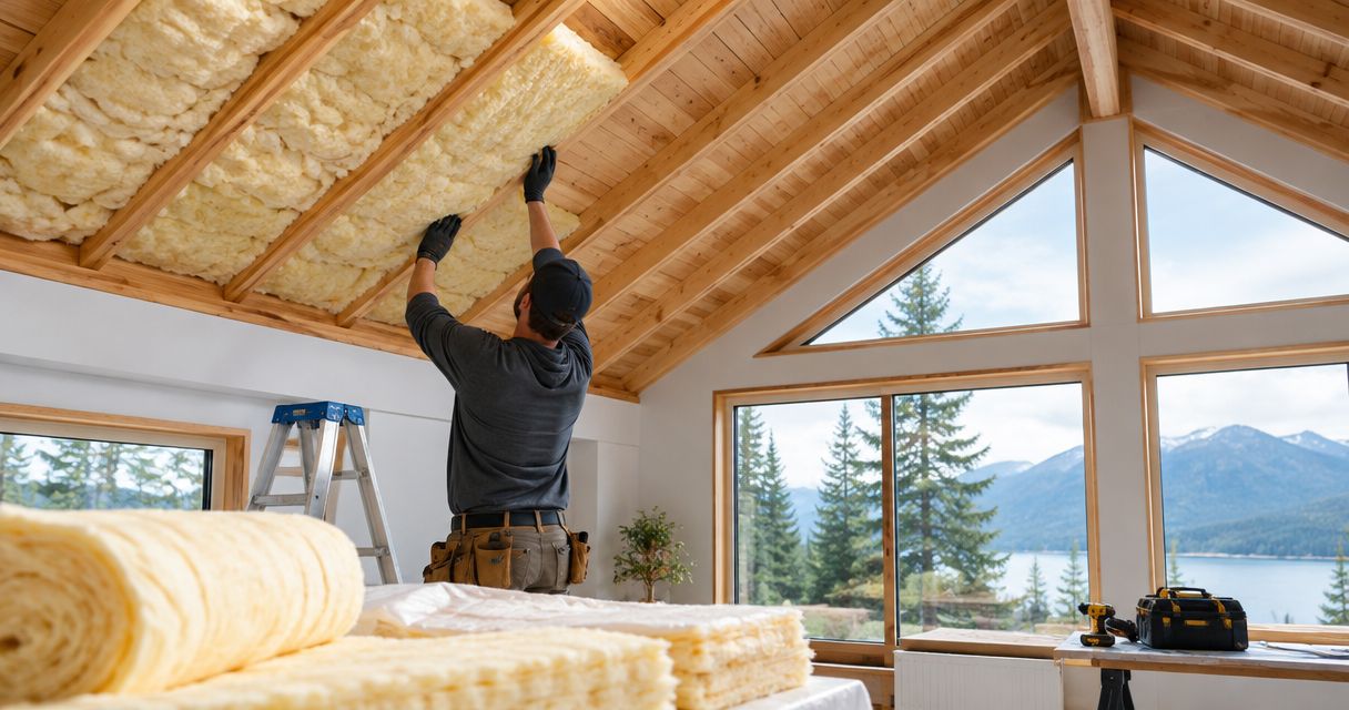 Best insulation for vaulted ceilings in Pacific Northwest homes 2026