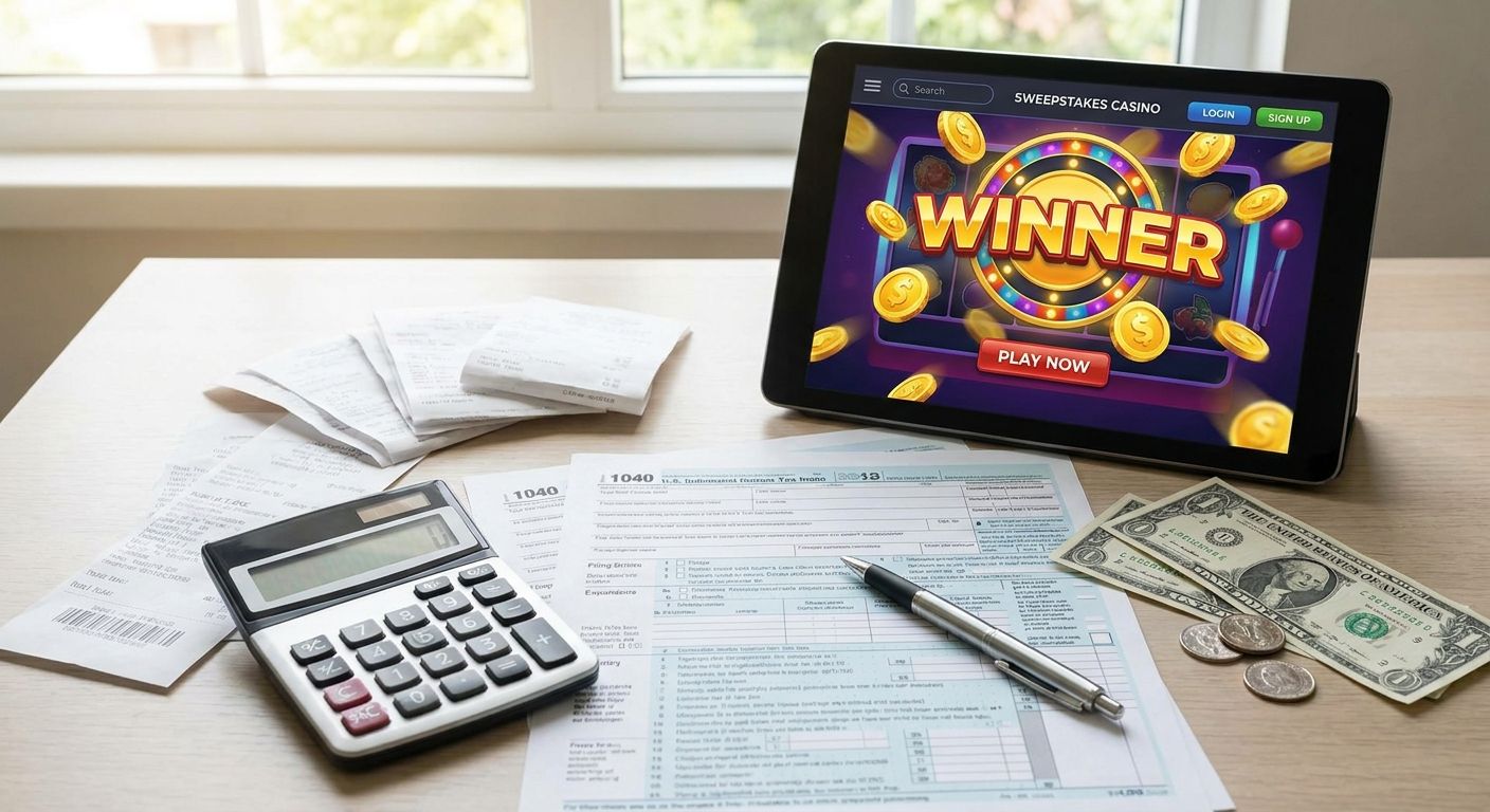 How to report sweepstakes casino winnings for taxes
