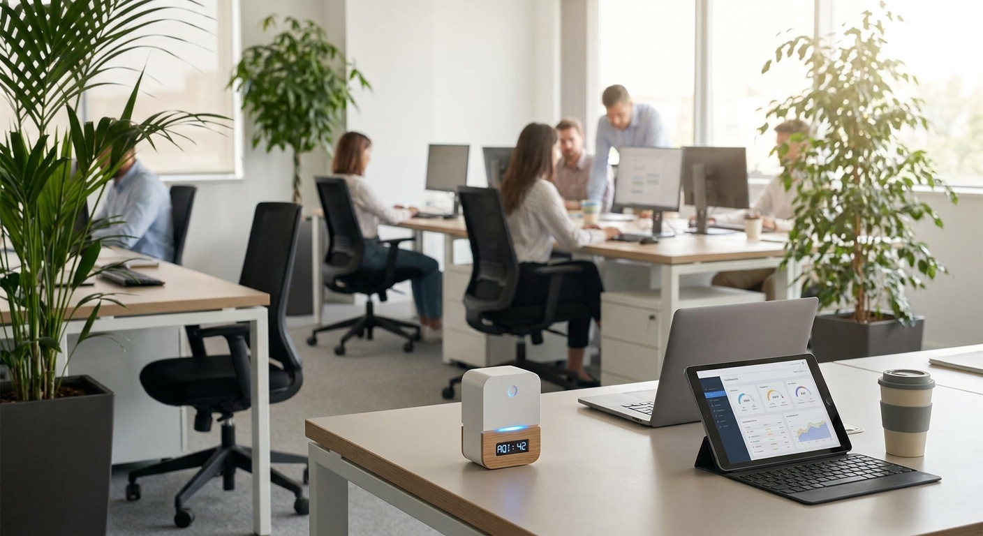 IoT indoor air quality monitoring for corporate offices