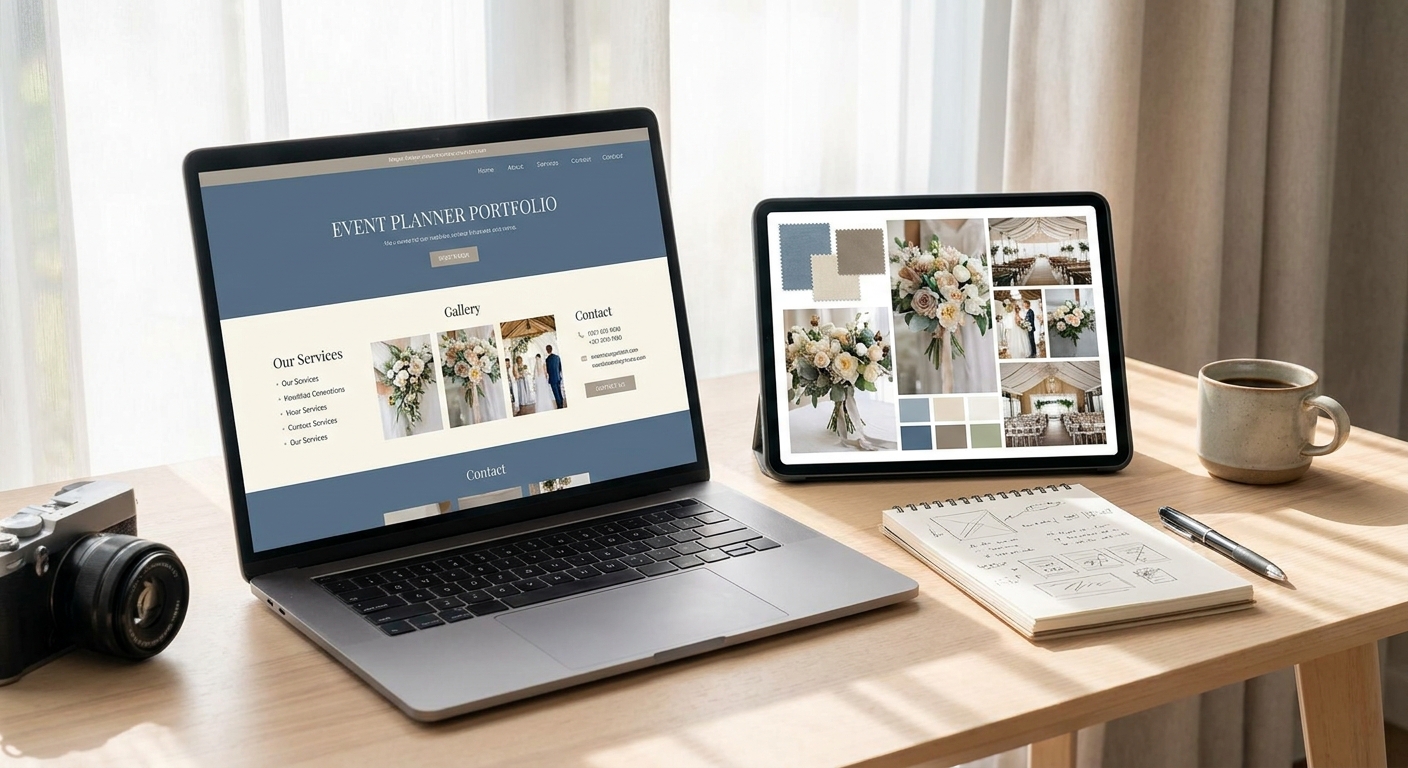 Website design for event planners