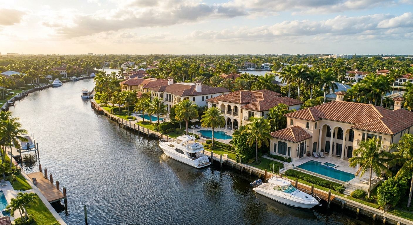 Waterfront homes for sale in Boca Raton
