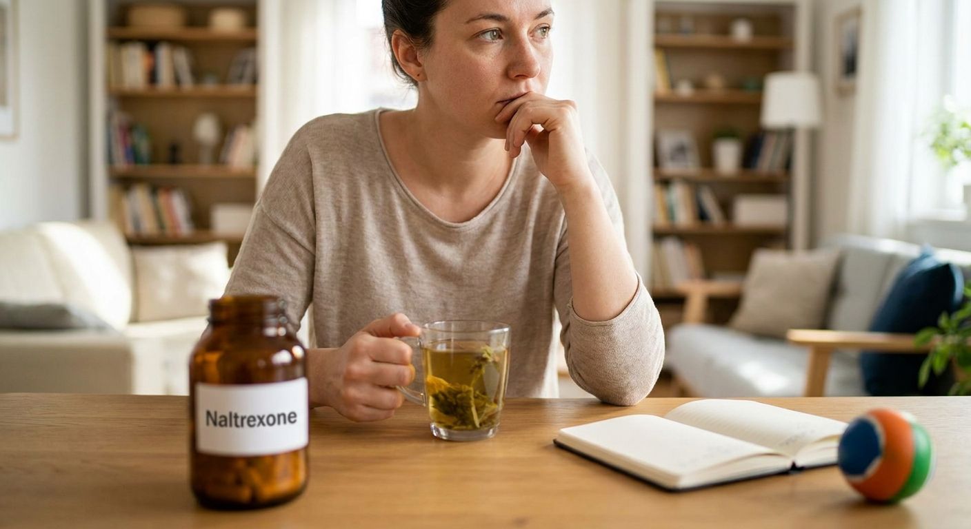 Naltrexone for stress-related drinking