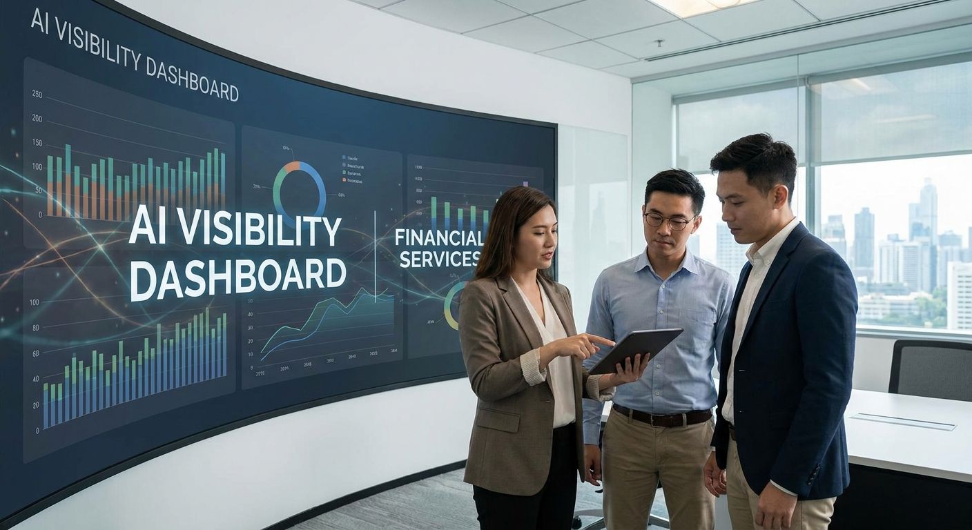 AI visibility tracking for financial services firms