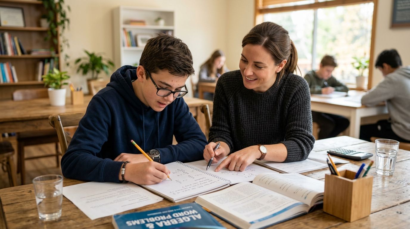 Personalised tutor for students struggling with word problems