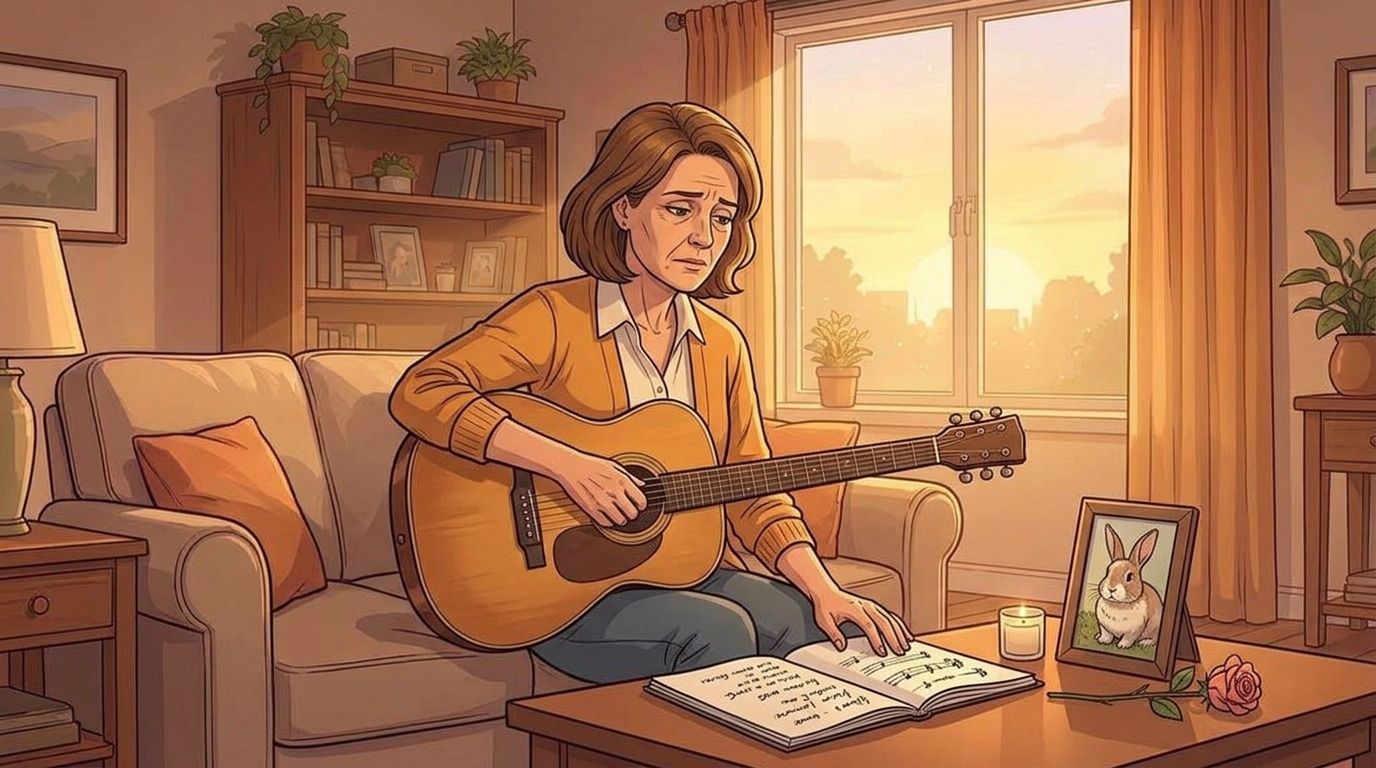 Custom memorial song for a rabbit who passed away