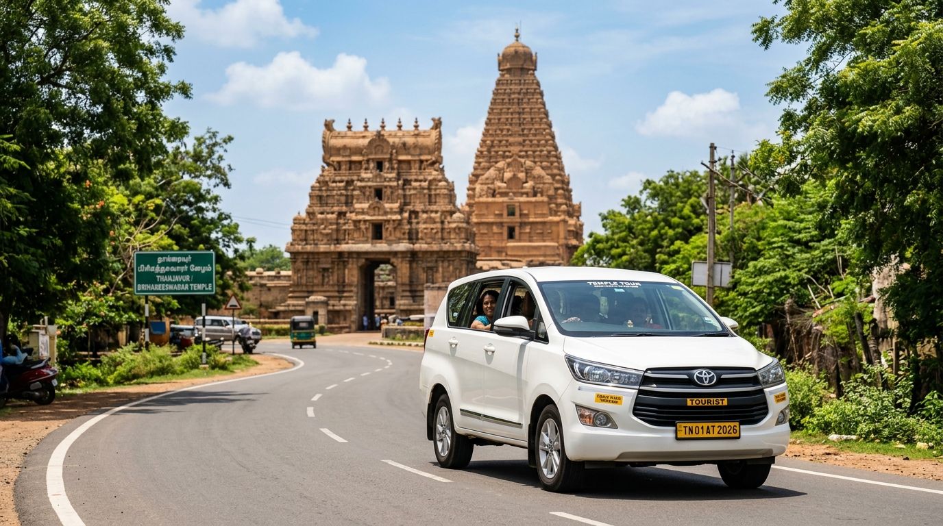 Best taxi services for Tamil Nadu temple tour packages 2026