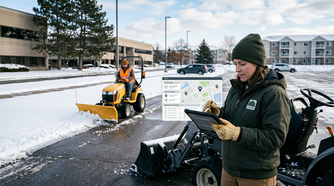 Connect snow removal proof-of-service logs to your PM software