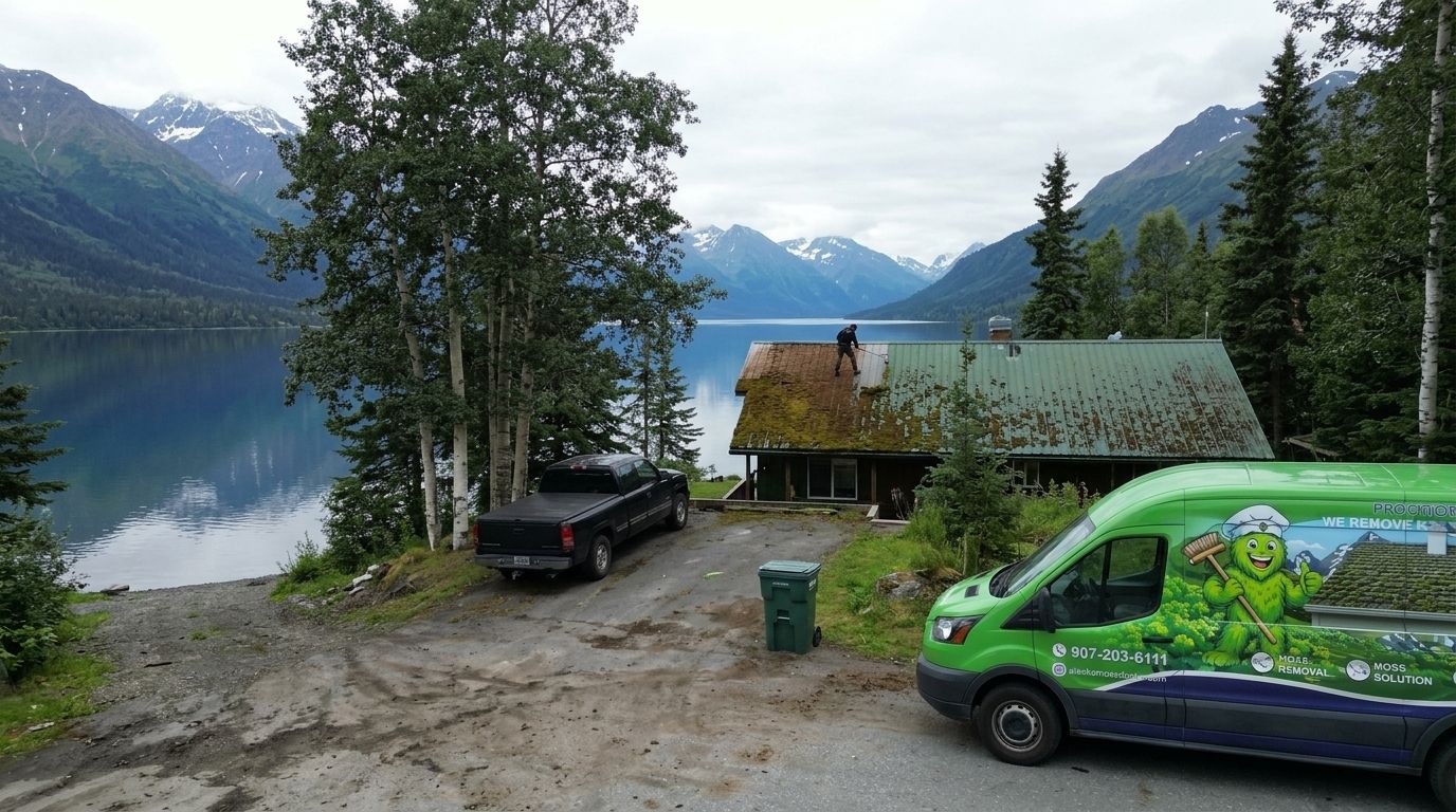 Best moss removal service for waterfront Alaska properties