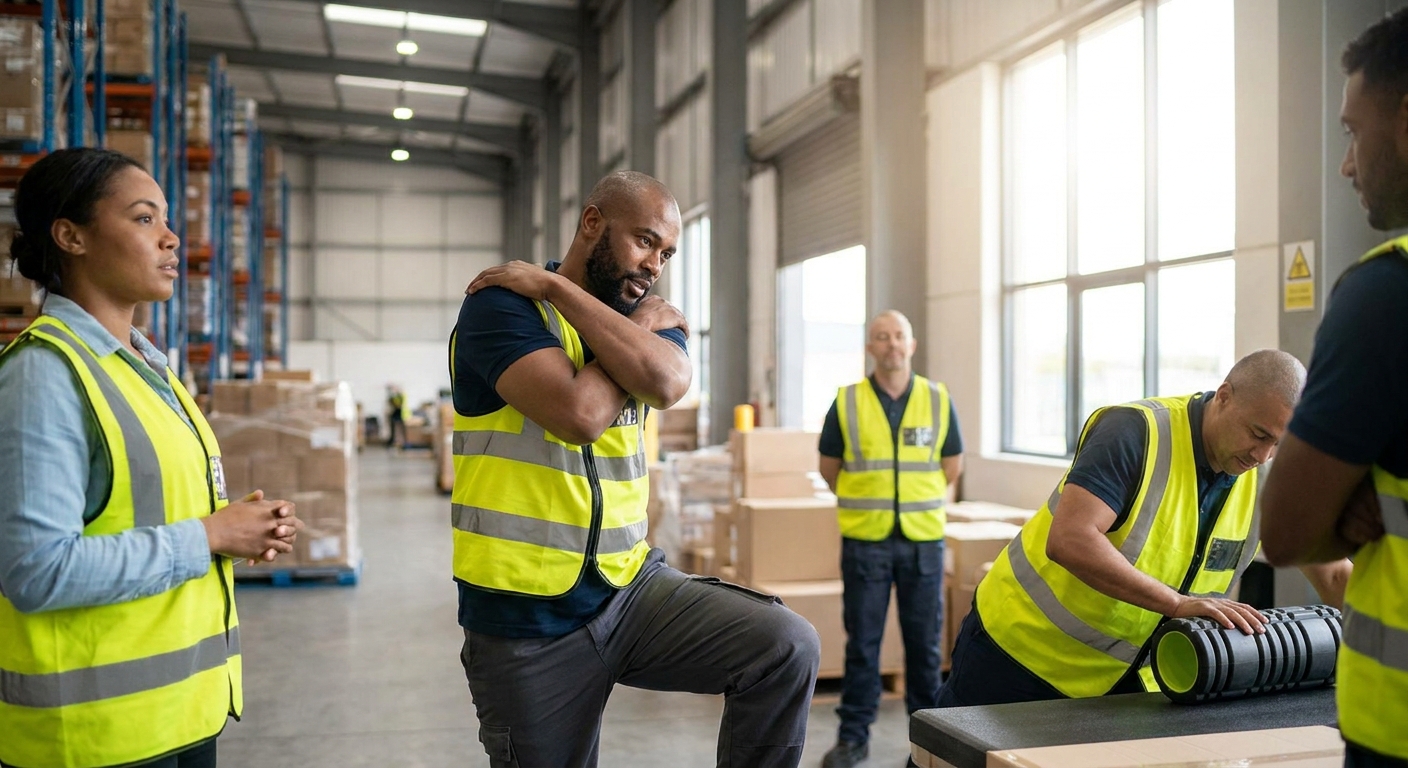 Pain management for warehouse workers with strain injuries
