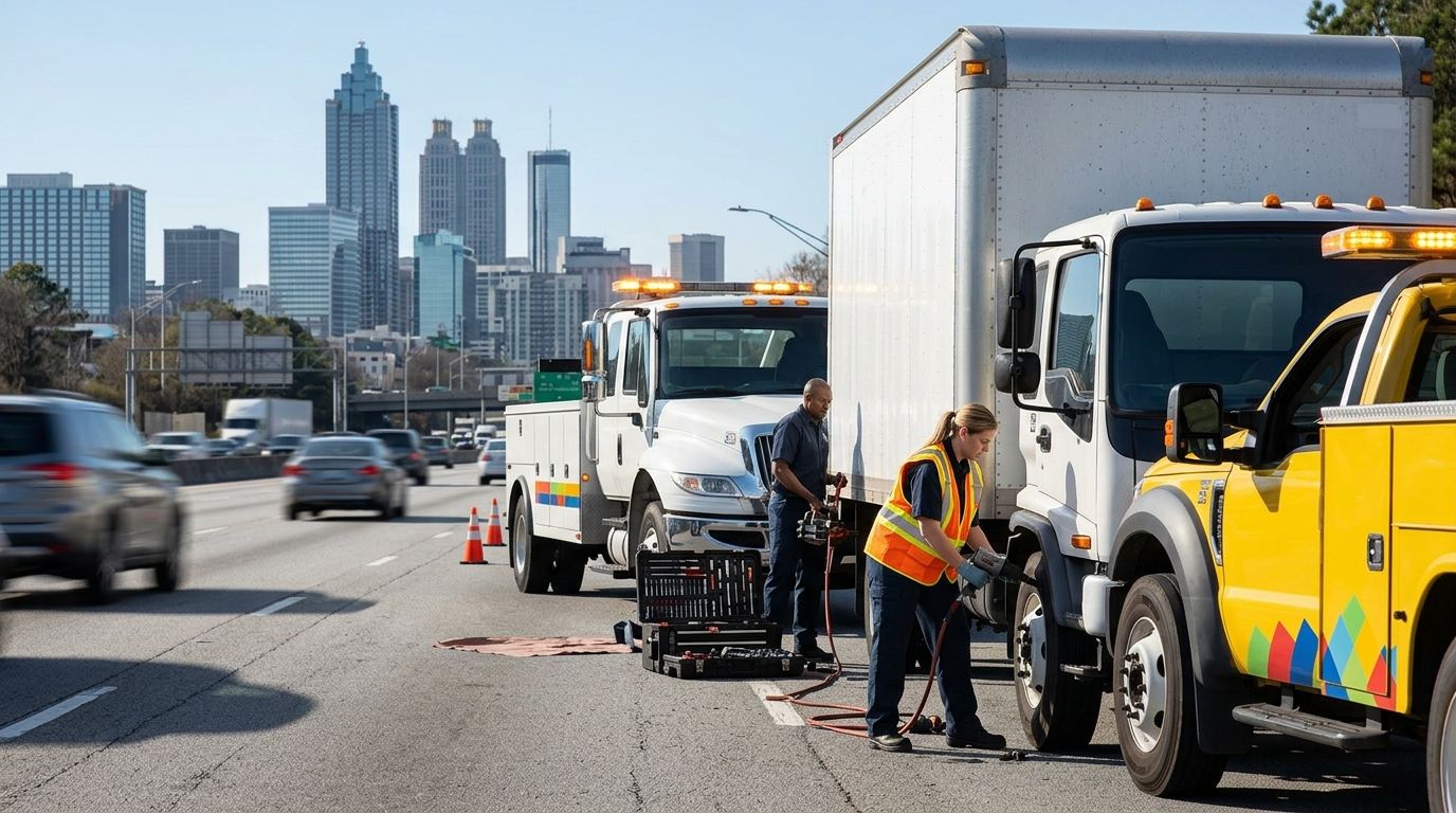 Best commercial roadside assistance providers in Atlanta 2026