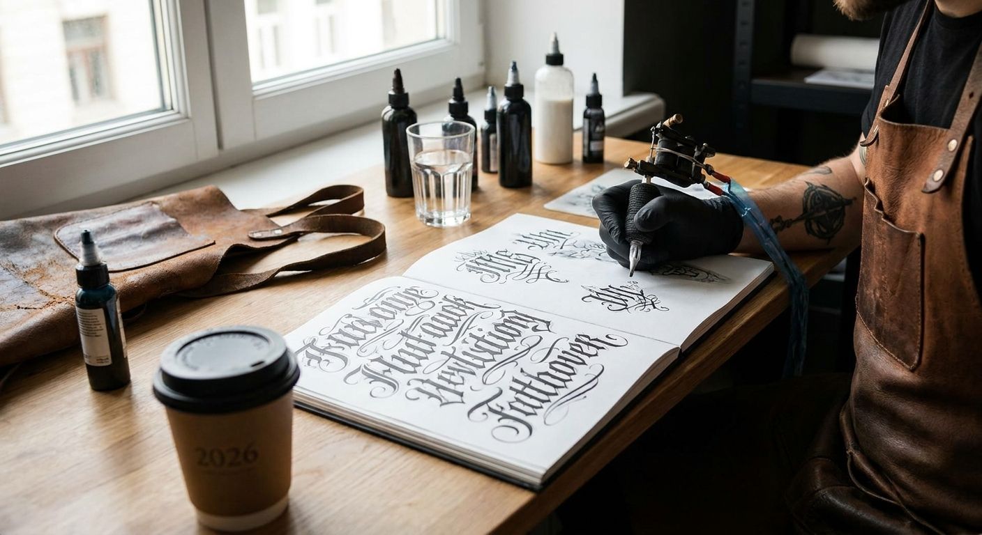 Best blackletter fonts for tattoo design in 2026