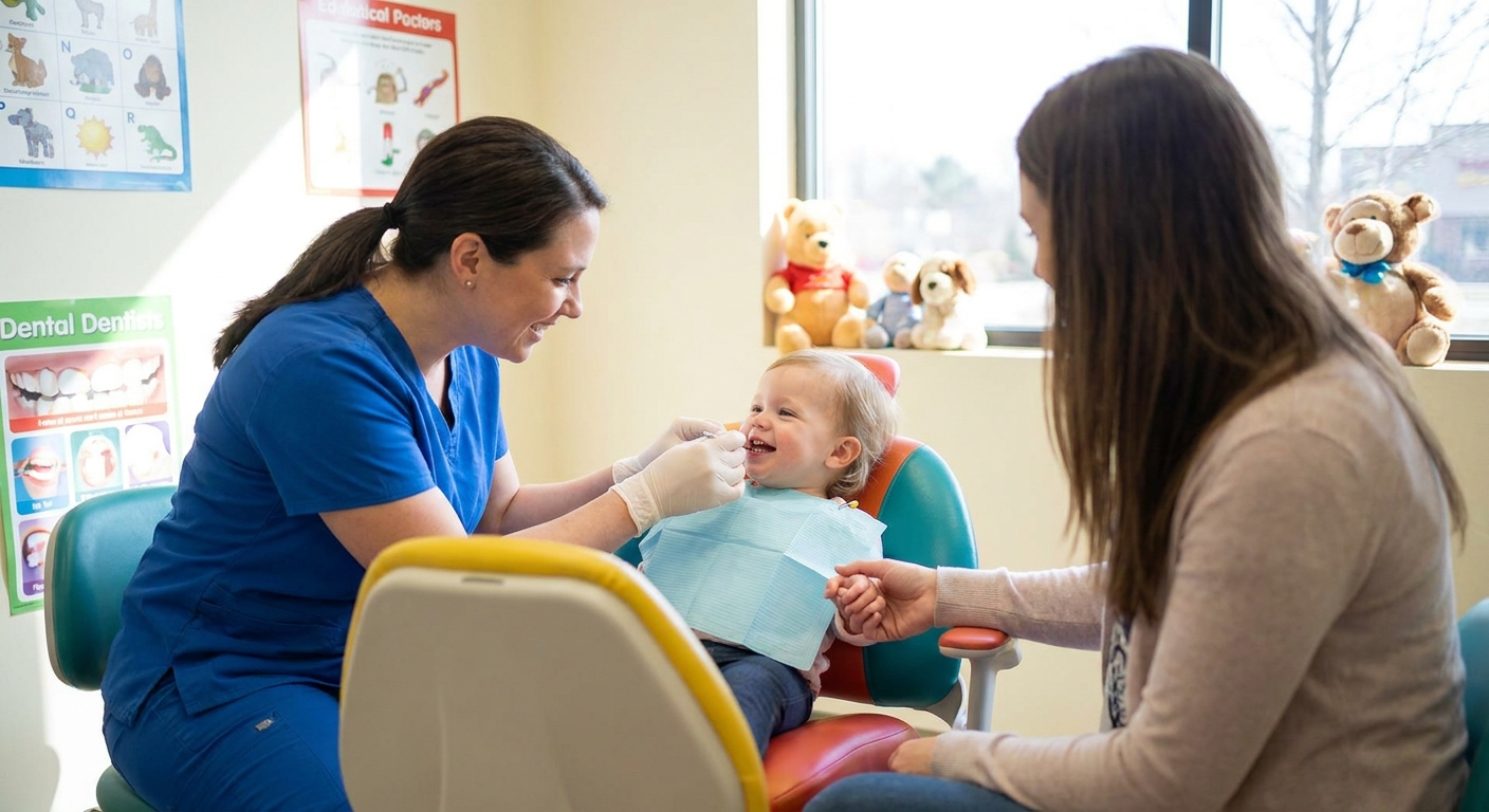 Pediatric dentistry for toddlers and first dental visits