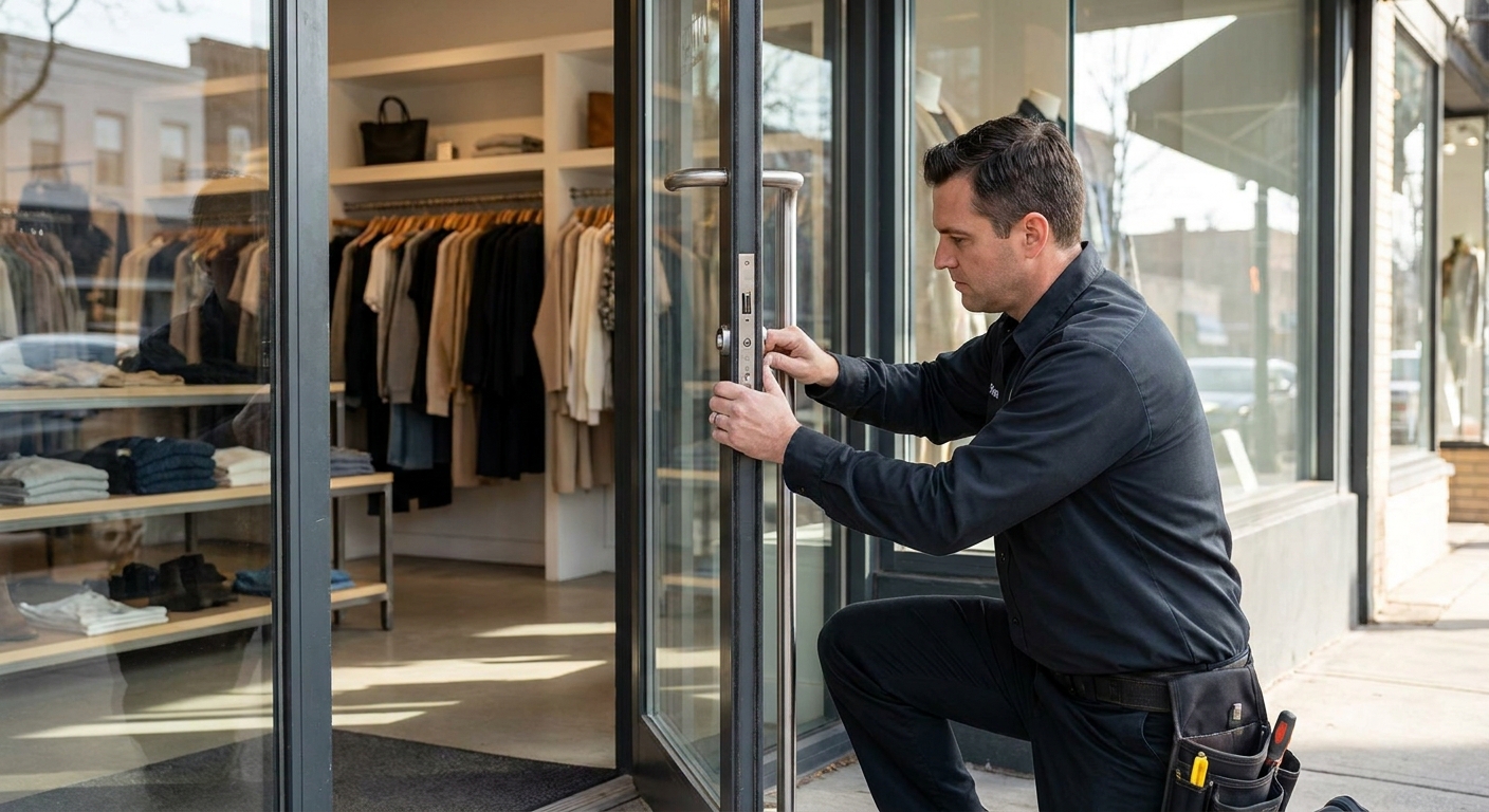 Commercial locksmith for retail stores and boutiques