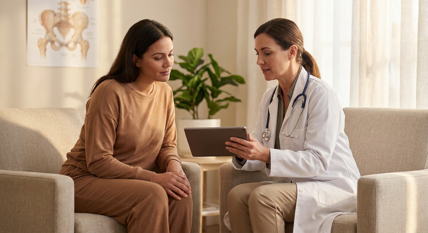 Pelvic pain treatment for women with chronic conditions