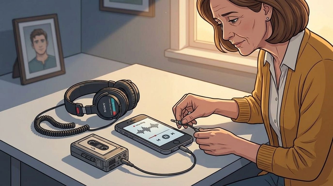 How to include a loved one's voicemail in a memorial song