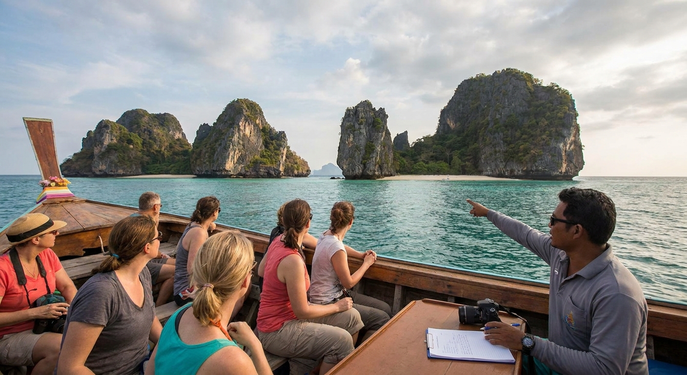 Krabi 4 island tour for travel agents