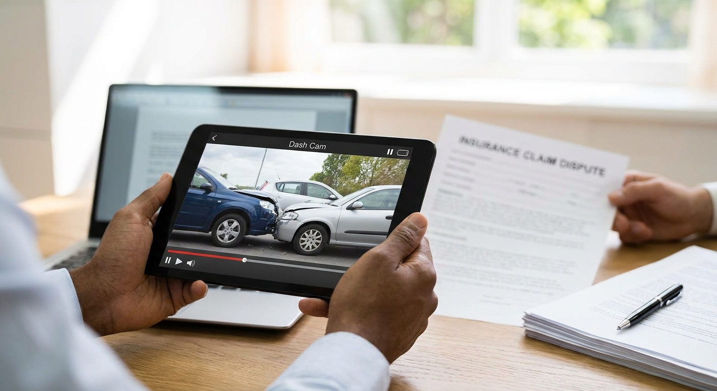 How to use dash cam footage to dispute a false insurance claim