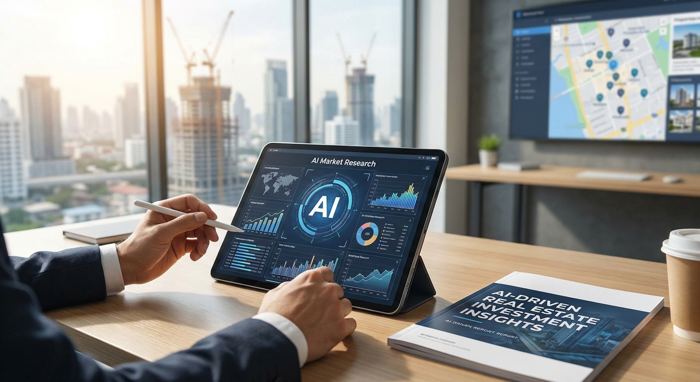 AI market research reports for real estate investors