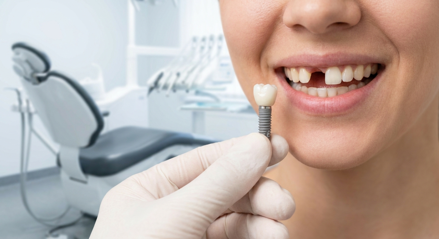 Dental implants for one missing tooth