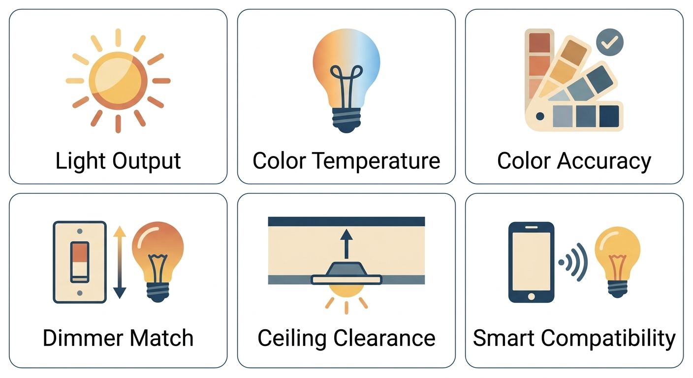 Six criteria for choosing an LED ceiling light for a living room