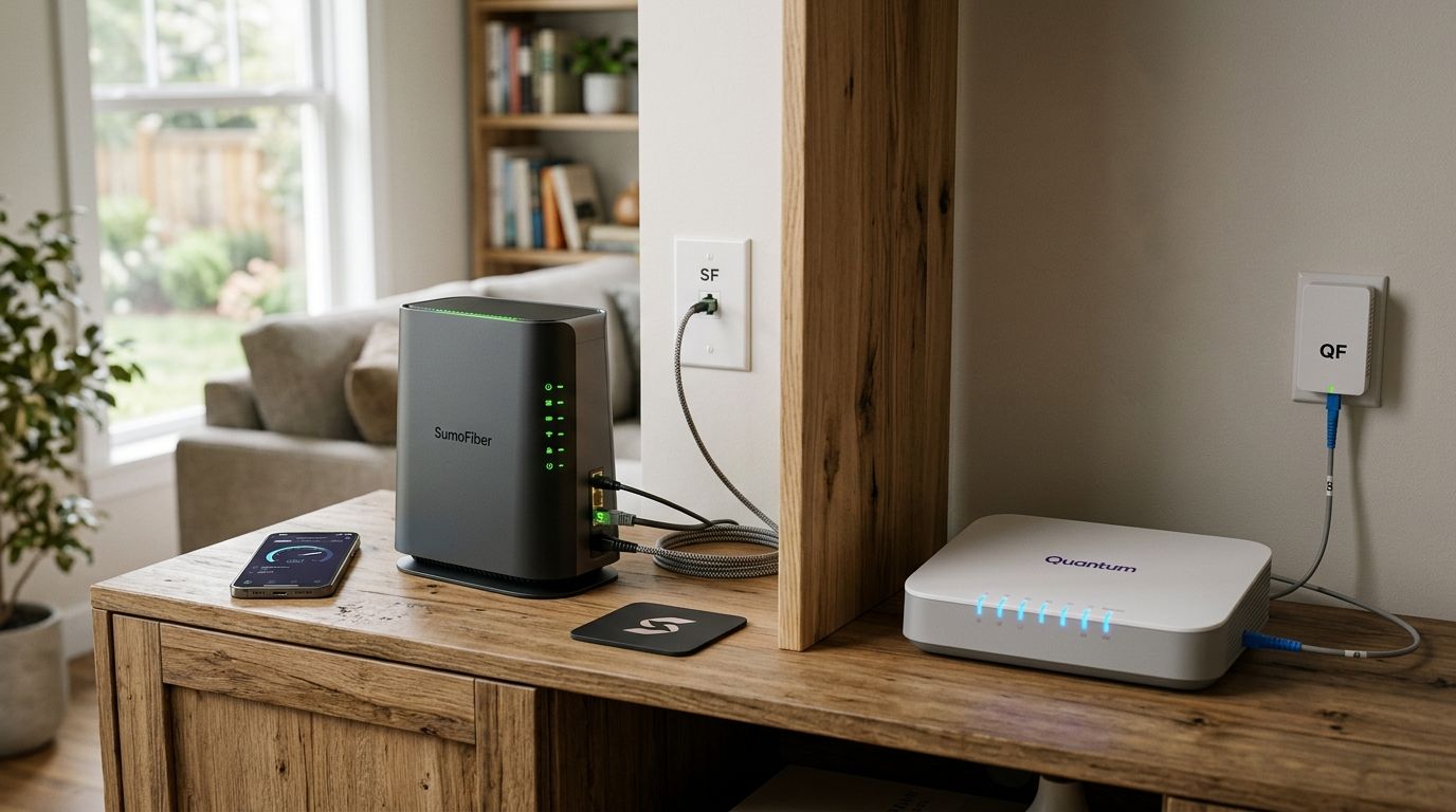 SumoFiber vs Quantum Fiber: which is better in 2026
