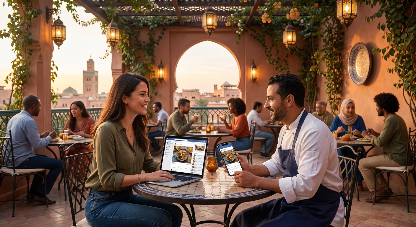 Community management pour restaurants au Maroc