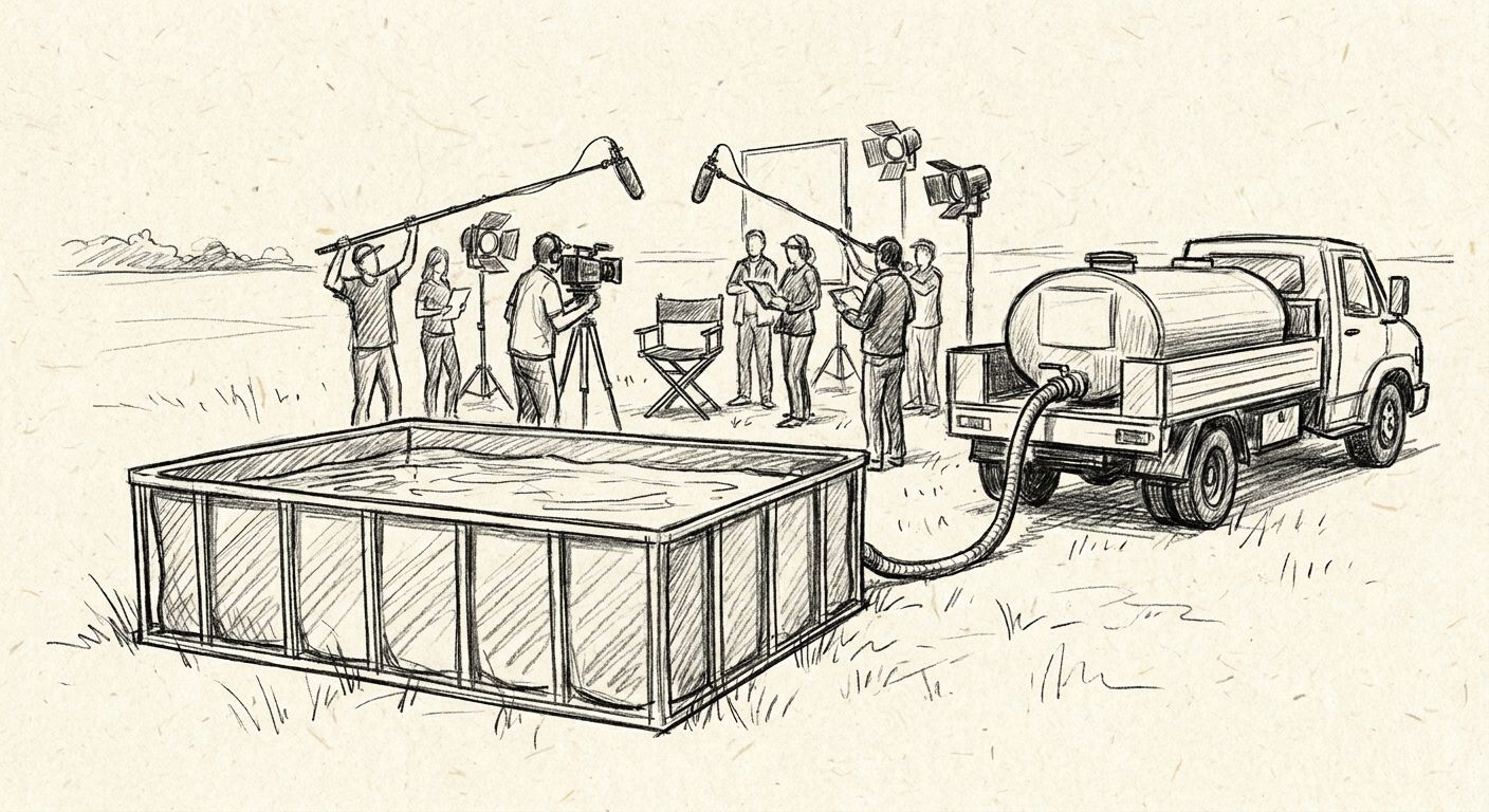 Best holding tank rental for film and TV production sets