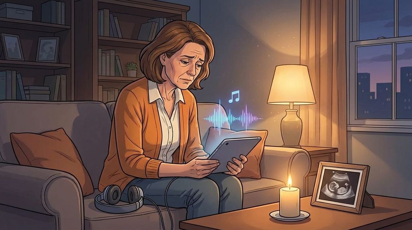 Custom memorial song for a miscarriage loss