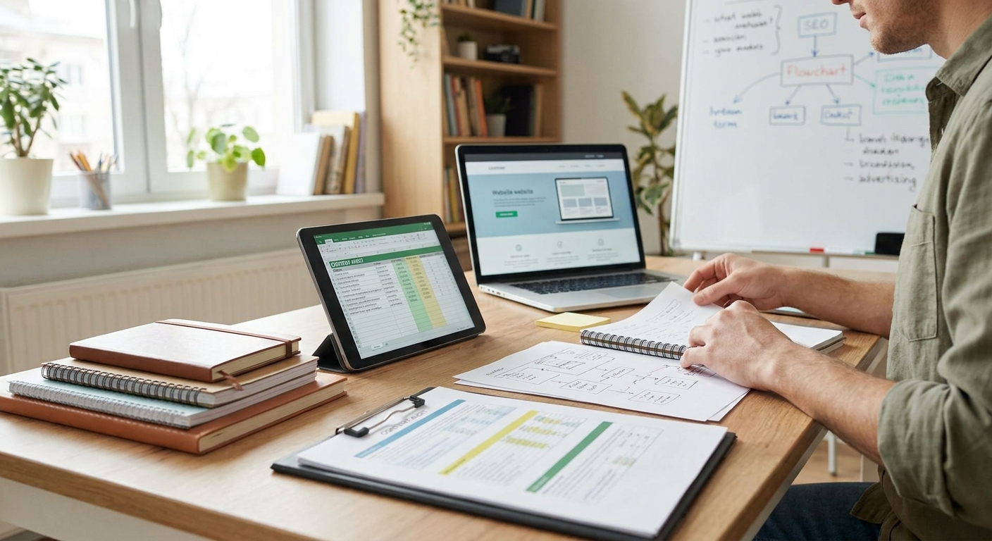 How to prepare your website content before a redesign